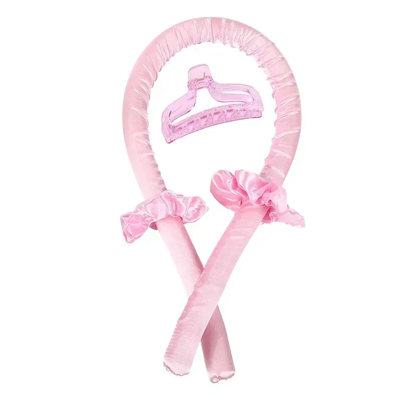 Heatless Curling Night Cap Headband Overnight Curler Hair Rollers Soft Hair
