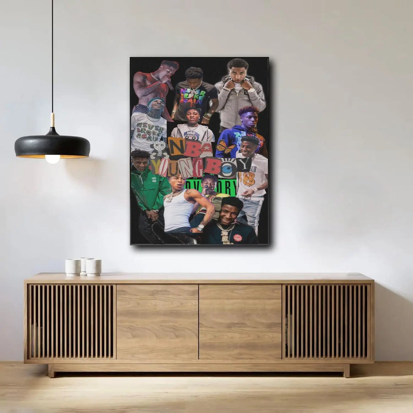 NBA YoungBoy Art Poster Canvas Print Modern Decor Gift