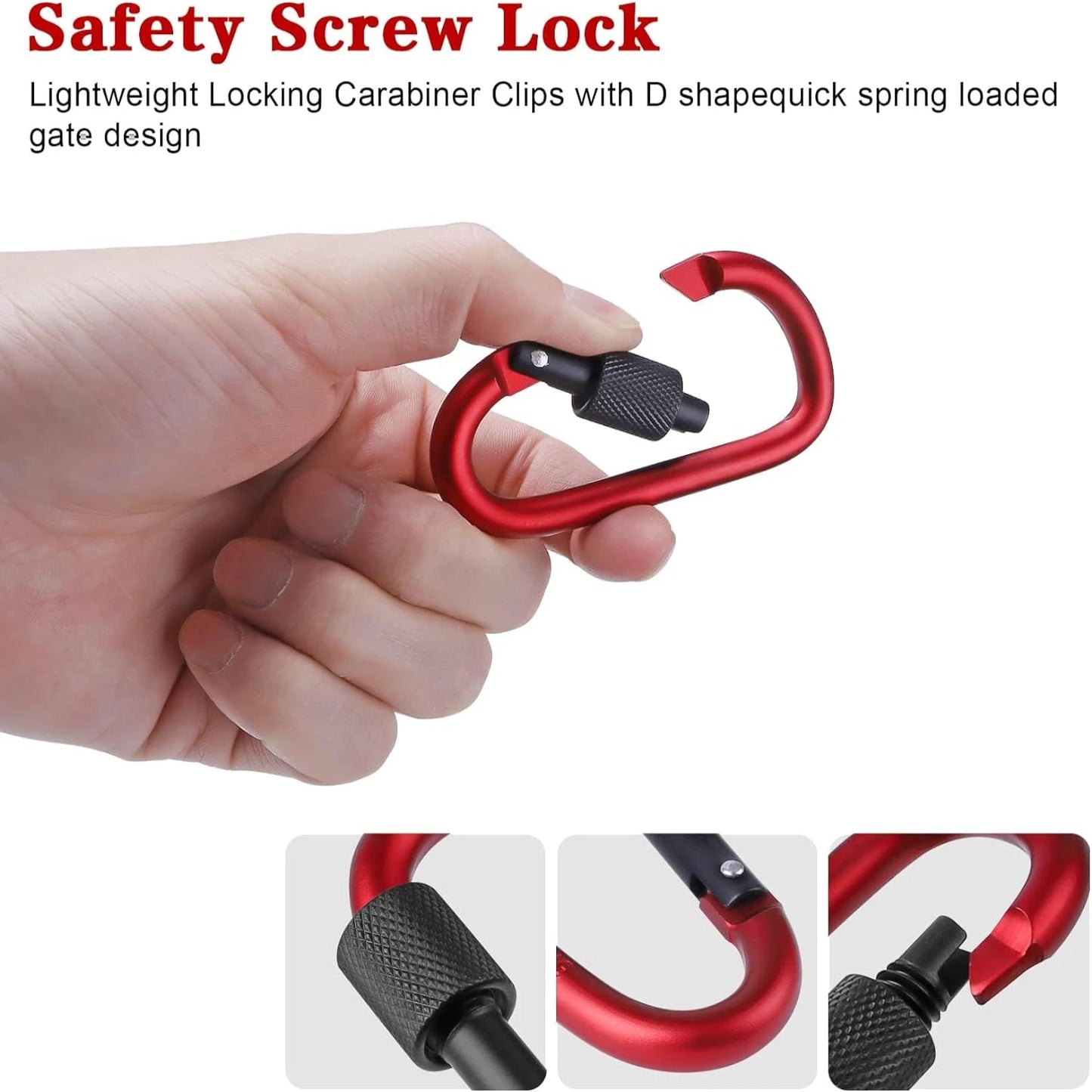 Sturdy Versatile Carabiner Clips for Your Essentials