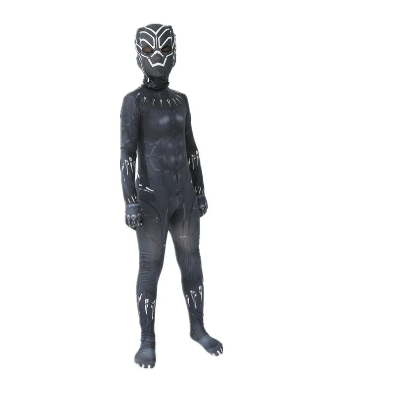 Halloween Cosplay Costume Skeleton Bone Clothes Superhero Jumpsuit Children's and Adult Spiderman Cosplay costume Jumpsuit Gift
