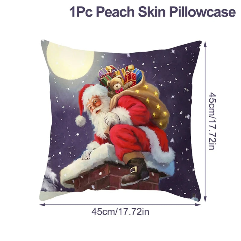 Christmas Cushion Cover For Home Decor 2025 2026 Pillowcase