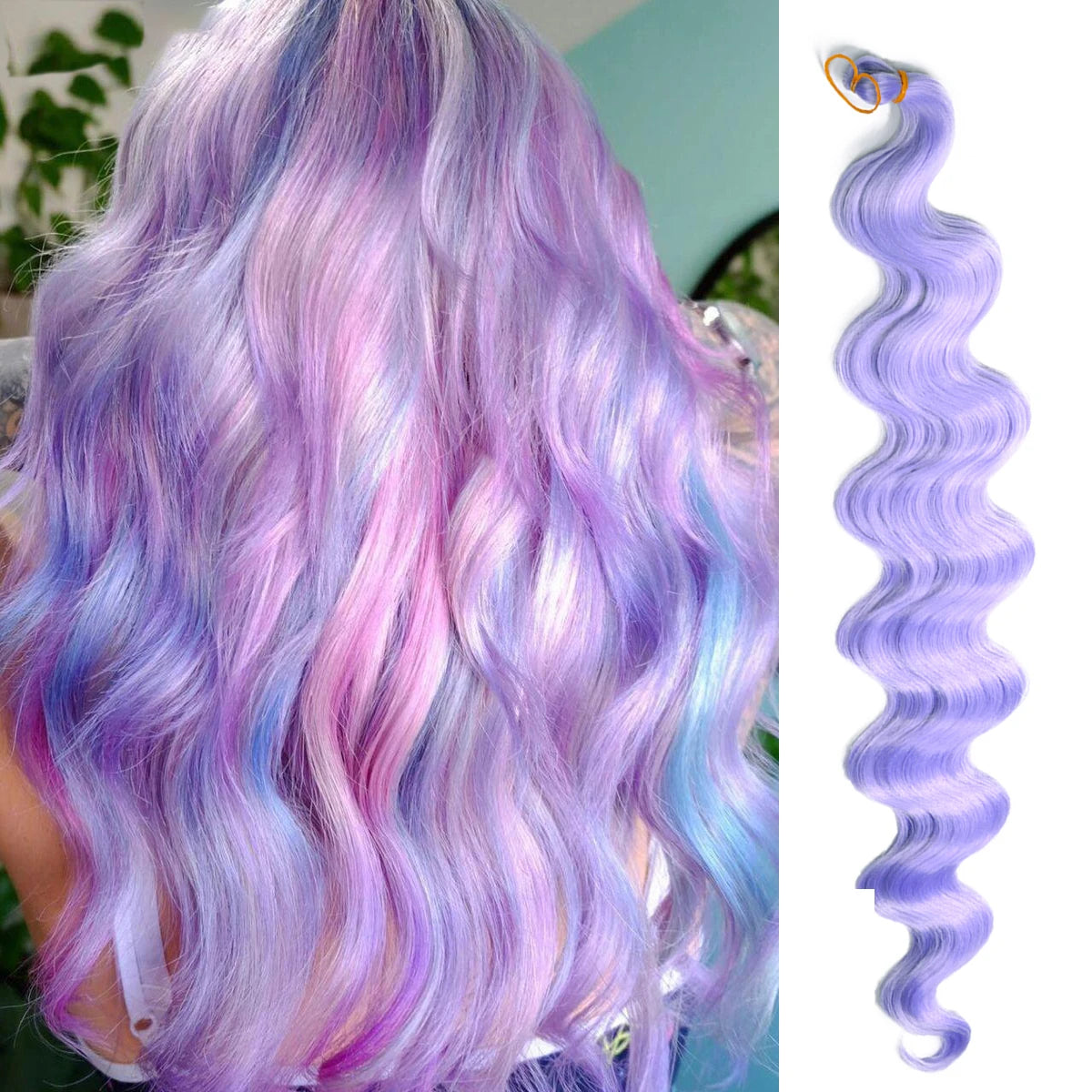 28 Inch Long Deep Wave Crochet Hair Effortless Ocean Wave Glam