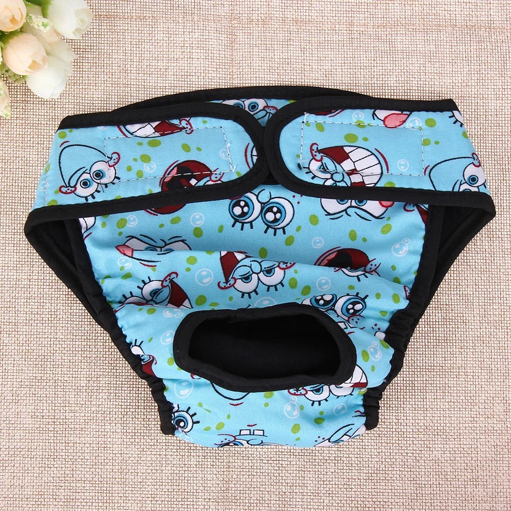 Large Dog Diaper Sanitary Pants Washable Female Dog Underwear