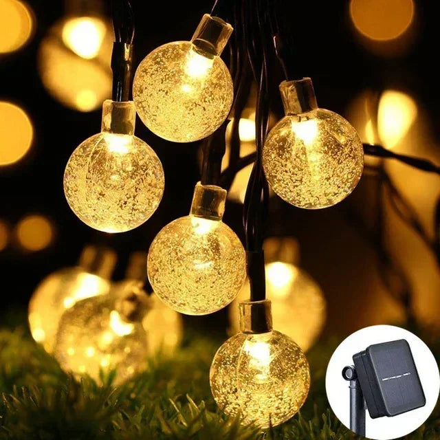 20 to 100 LED Solar Light Outdoor IP65 Waterproof String Fairy Lamps for Garden Garlands Christmas Decoration 5M and 12M