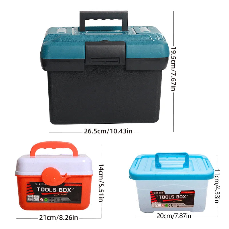 Stem Construction Repair Toolbox Toy Set With Disassembling Screwdrivers