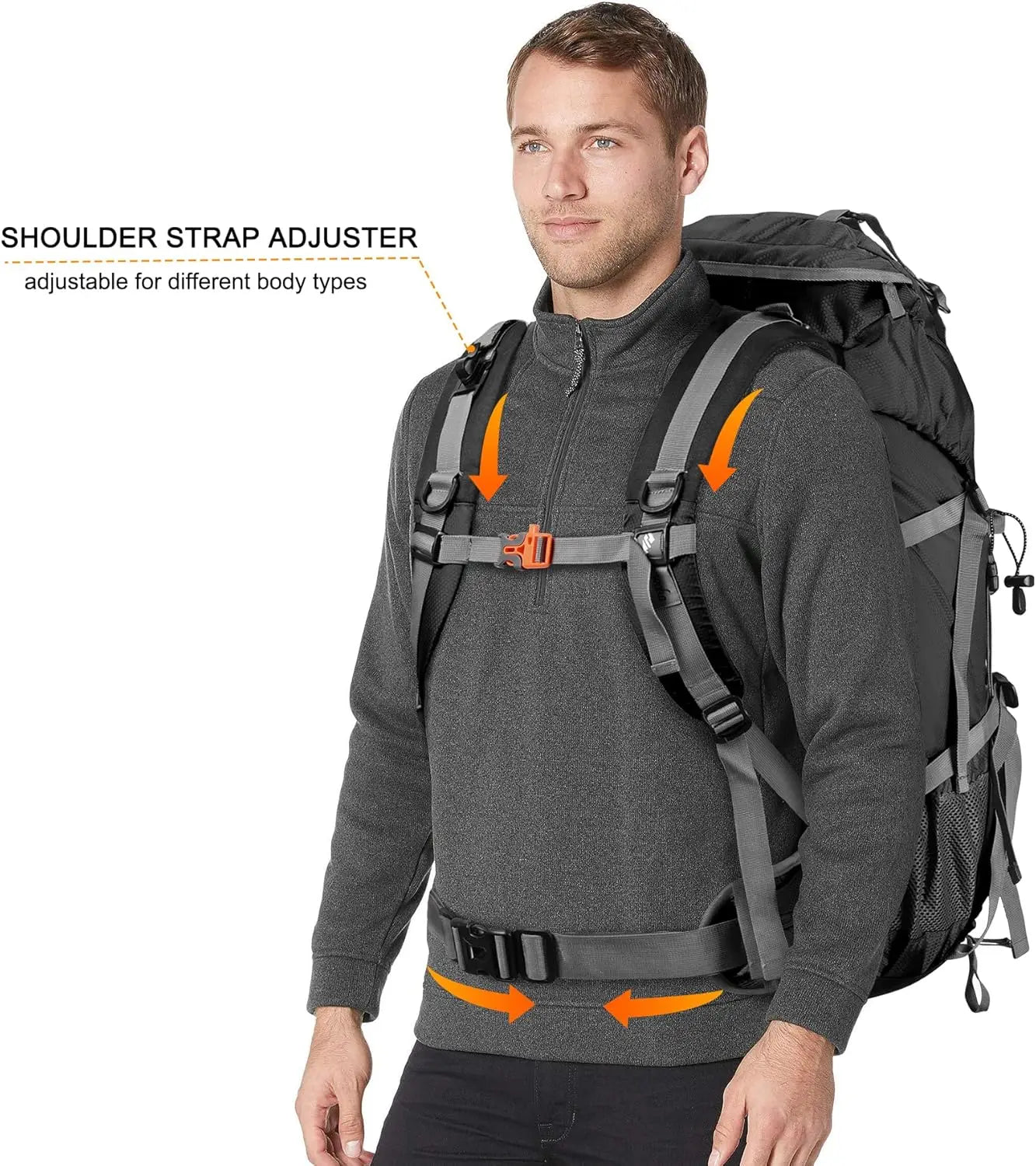 A 50-liter waterproof hiking backpack is an excellent choice for outdoor enthusiasts seeking a balance between capacity and portability. These backpacks are designed to accommodate essential gear for multi-day trips while ens