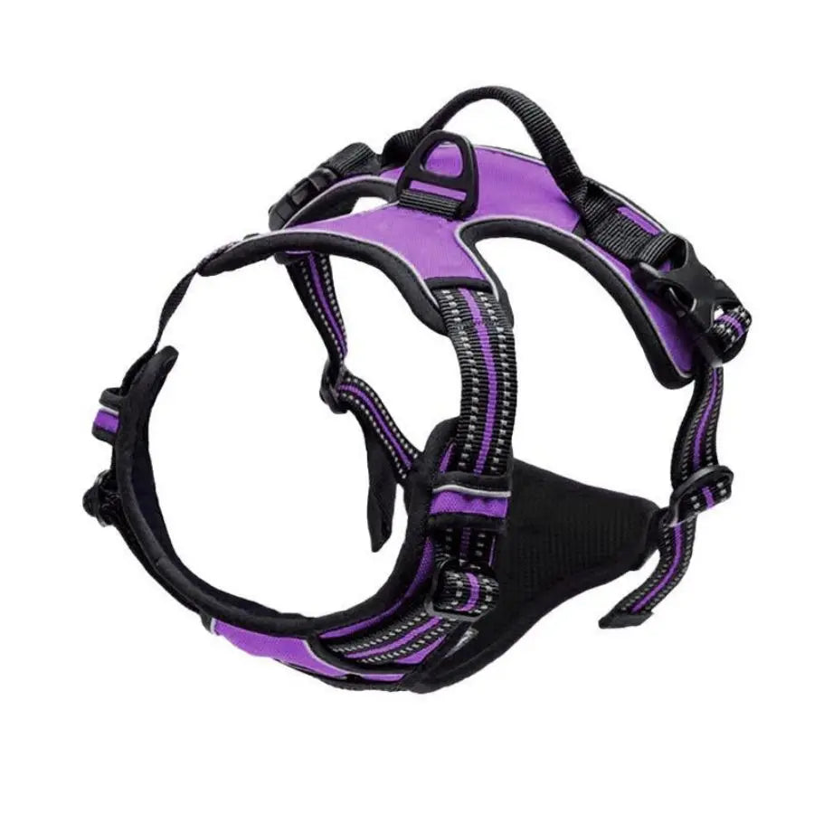 No Pull Dog Harness Front Clip Heavy Duty Reflective For Large Dogs