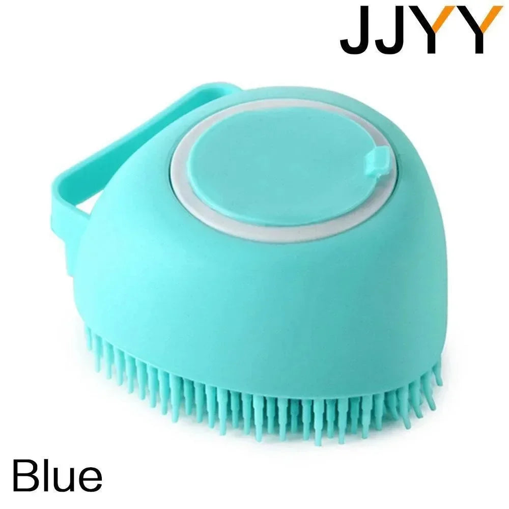 JJYY Bathroom Puppy Big Dog Cat Bath Massage Gloves Brush