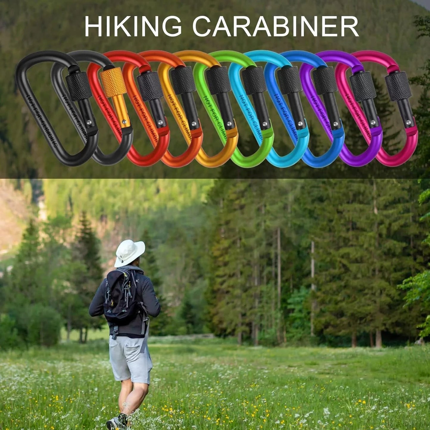Sturdy Versatile Carabiner Clips for Your Essentials