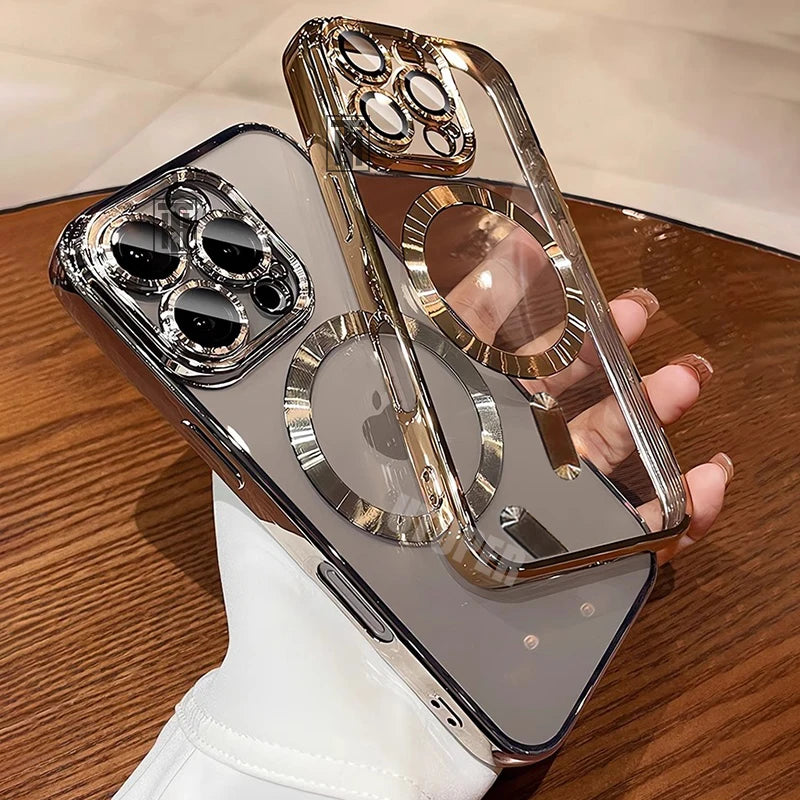 Desert Gold Case For iPhone 17 Series Pro Max Plus Magnetic Lens Protection