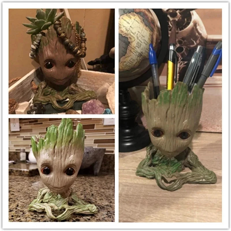 MINISO Groot Flower Pot Ornament Modern Art Vase For Living Room Decor