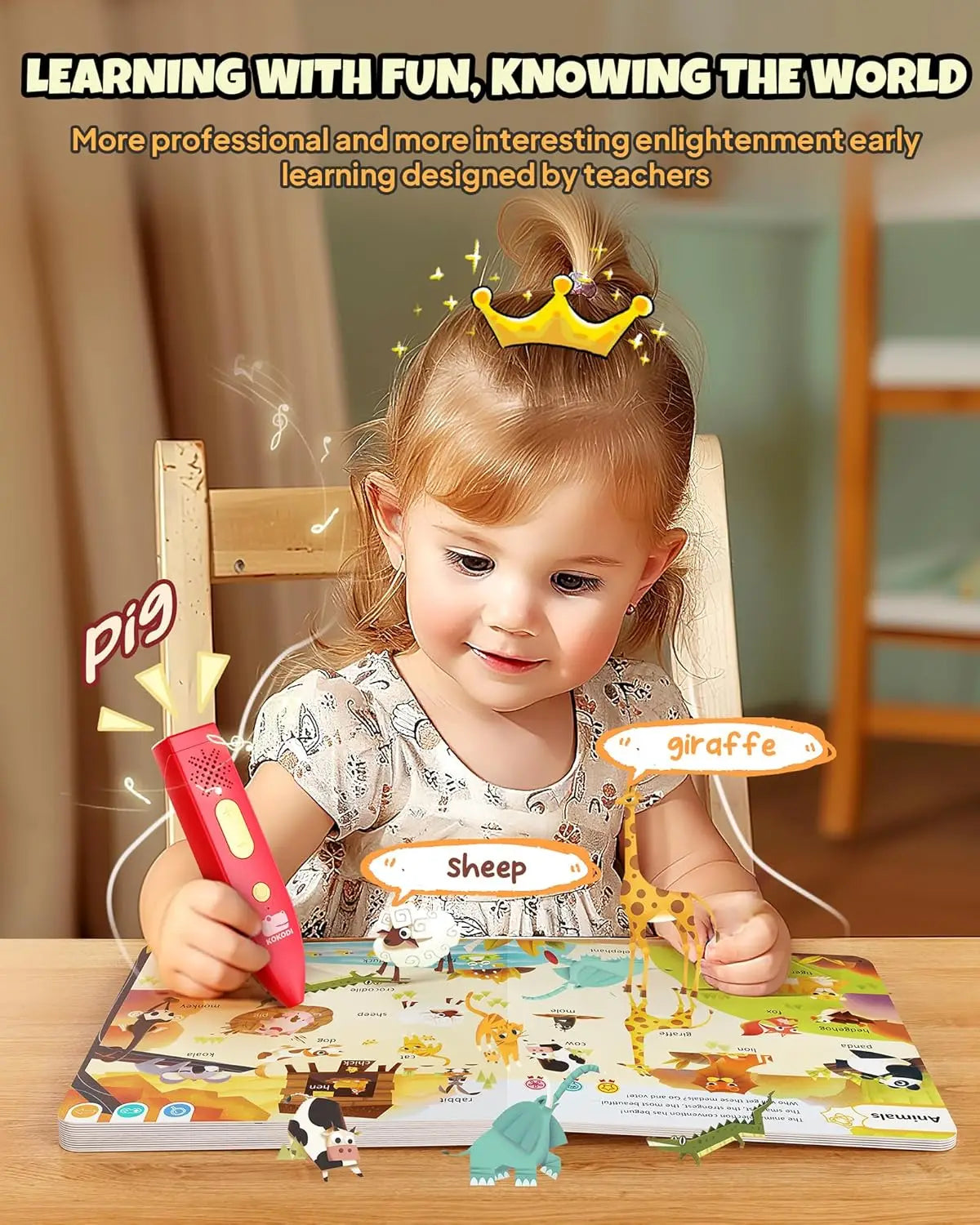 Talking Pen Books Sets for Kids Learning Interactive Audio Toys