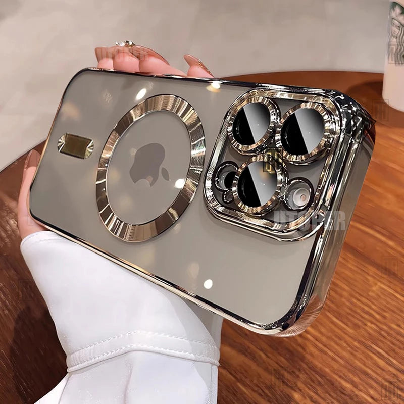Desert Gold Case For iPhone 17 Series Pro Max Plus Magnetic Lens Protection