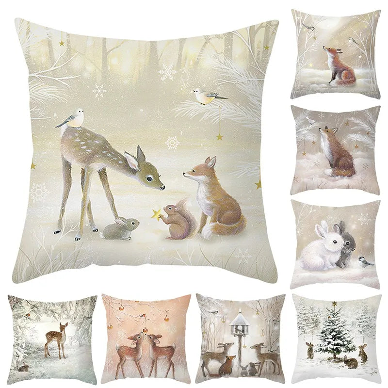 Christmas Cushion Cover For Home Decor 2025 2026 Pillowcase