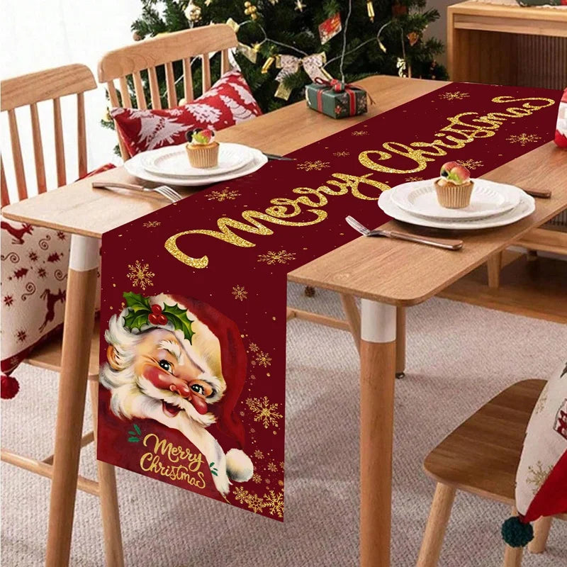 Winter Wonderland Snowman Christmas Table Runner 2025