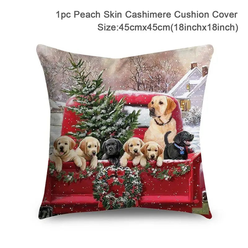 Christmas Cushion Cover For Home Decor 2025 2026 Pillowcase