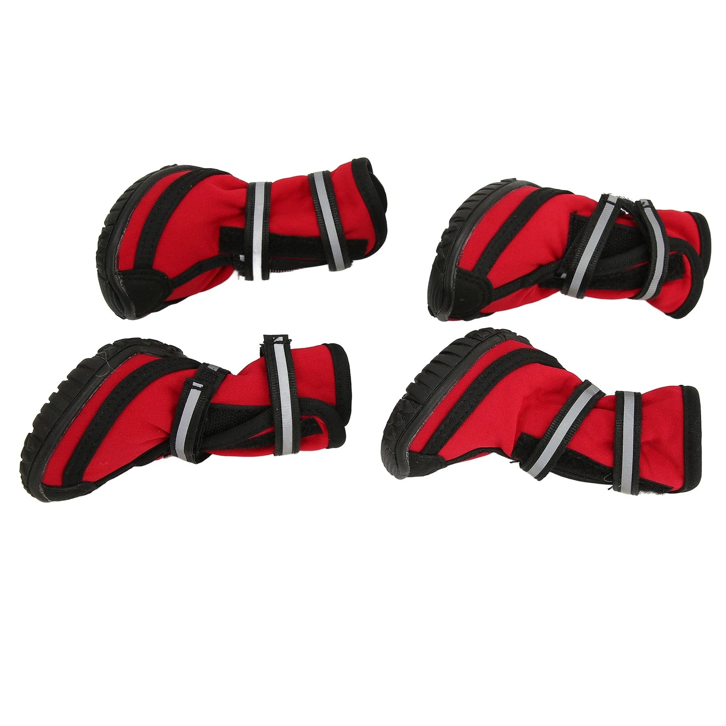 Dog Hiking Shoes Strong Slip Resistance Sole Summer Breathable Adjustable Reflective Pet Paw Protectors M