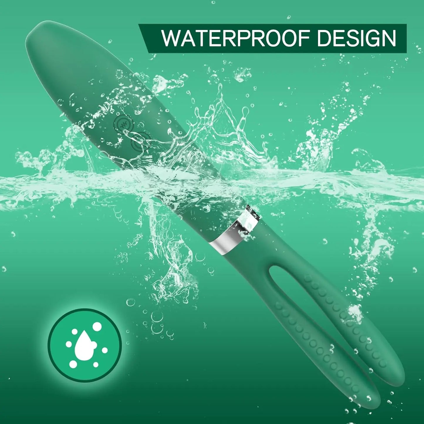 Rabbit Ears Clitoral Vibrator G Spot Massager 9 Modes