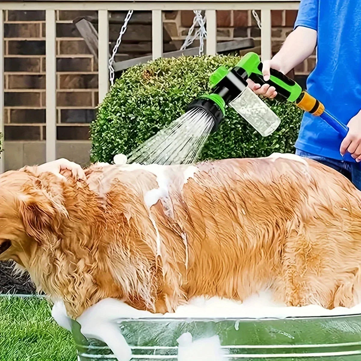 5pcs Pet Grooming Tool Set For Easy Dog Bathing