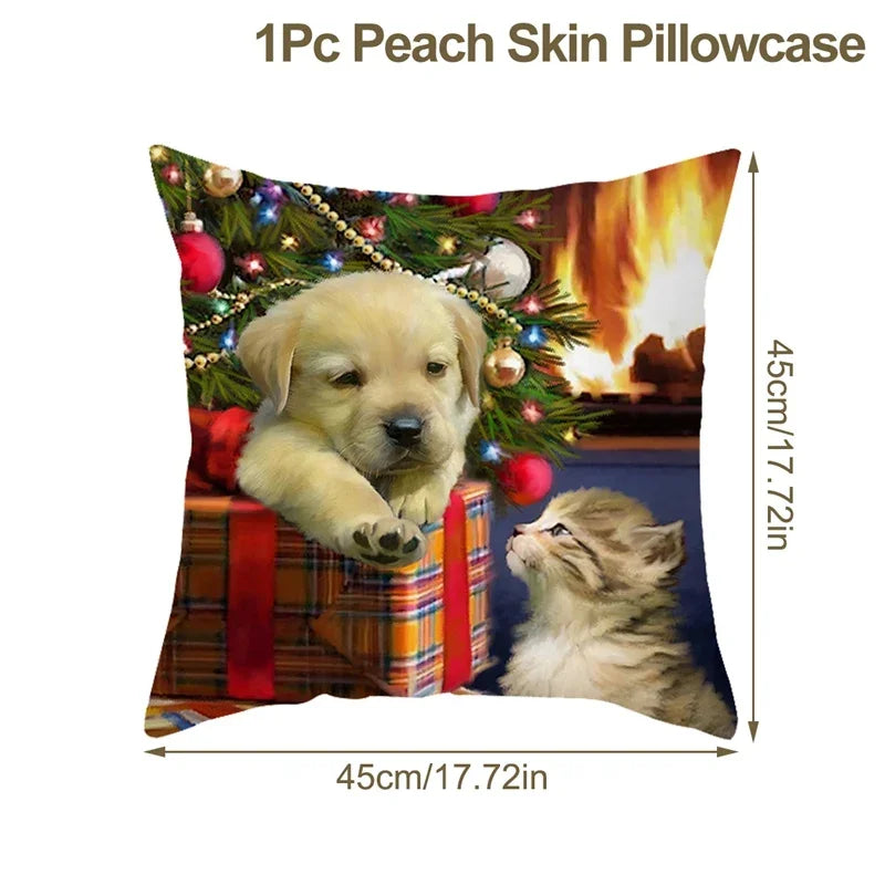 Christmas Cushion Cover For Home Decor 2025 2026 Pillowcase
