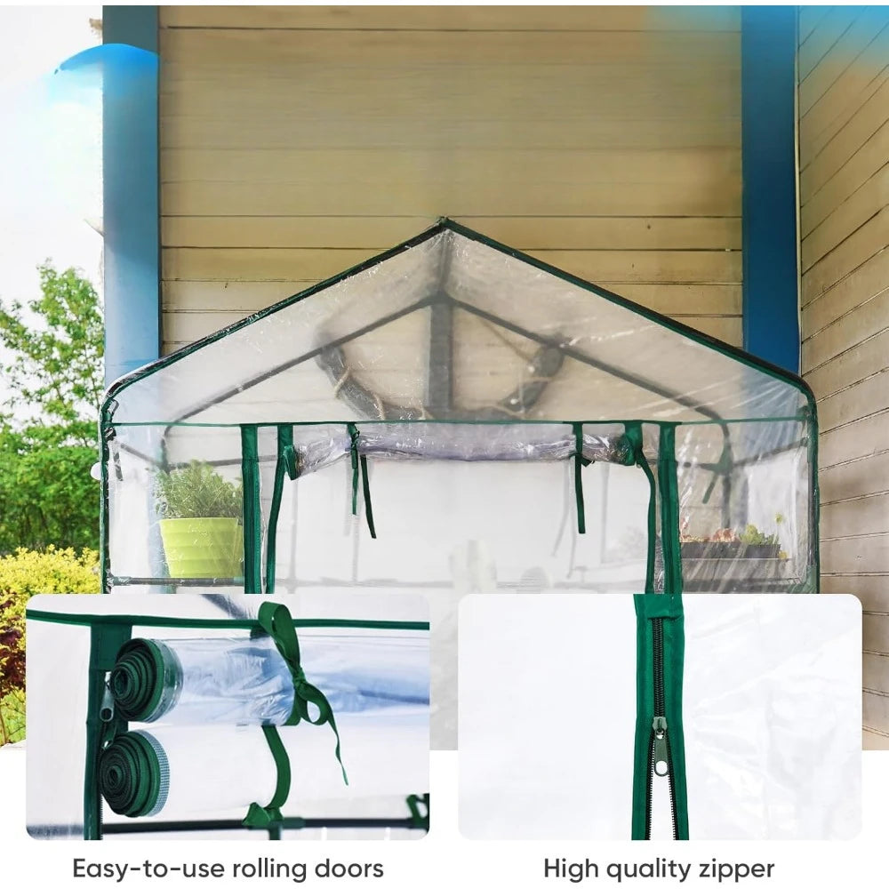 Quictent Greenhouse for Outdoors, Portable Heavy Duty Walk-in Greenhouse
