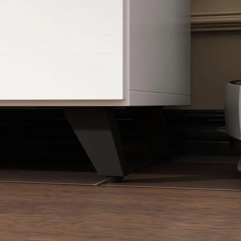 Modern TV Console Extendable Entertainment Center With Adjustable Length Drawers