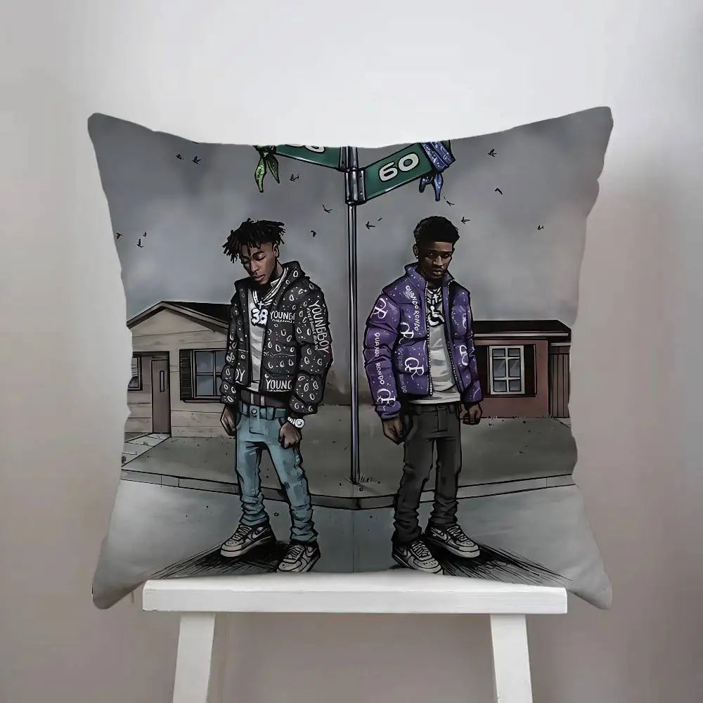 Youngboy Pillow Case Plush Cushion Cover Decorative Home