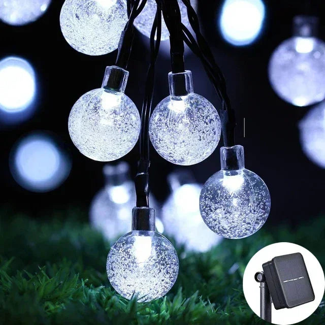 20 to 100 LED Solar Light Outdoor IP65 Waterproof String Fairy Lamps for Garden Garlands Christmas Decoration 5M and 12M