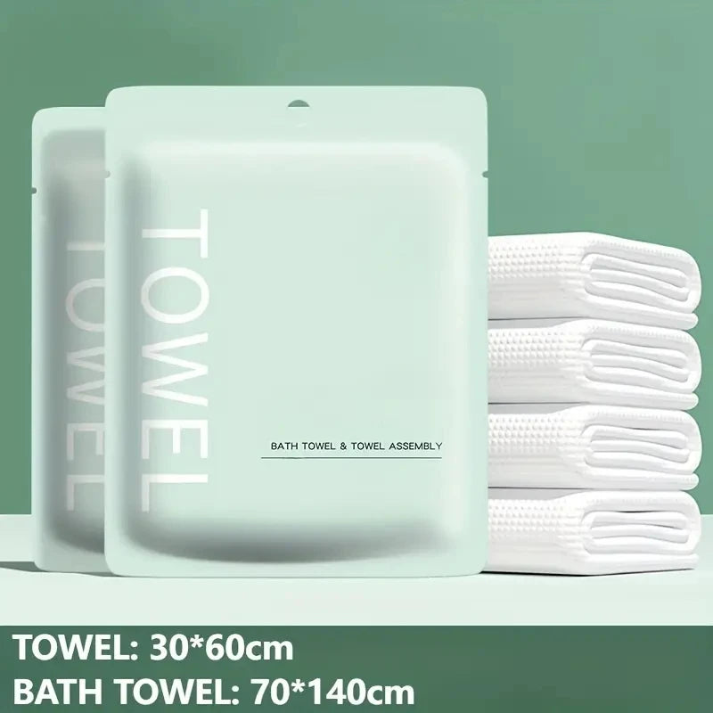 Hypoallergenic Disposable Towel Set for Gym Travel Outdoor