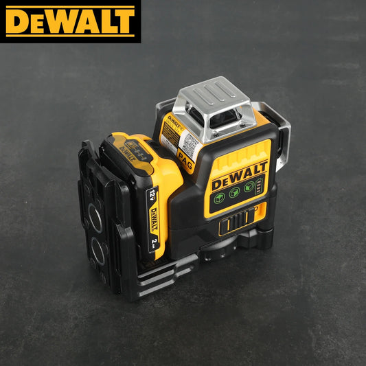 2025 New Dewalt DW089LG 3 Sides 360 Degree Vertical 12V Lithium Battery 12 Lines Laser Level 360 Horizontal Green Meter Outdoor