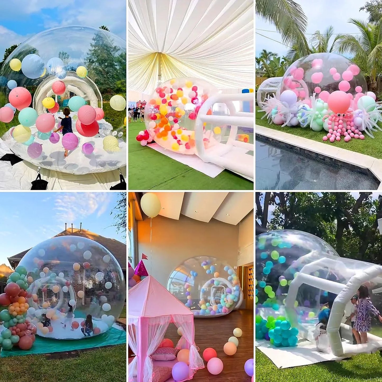 8.2Ft Inflatable Bubble Balloon House Tent with Blower