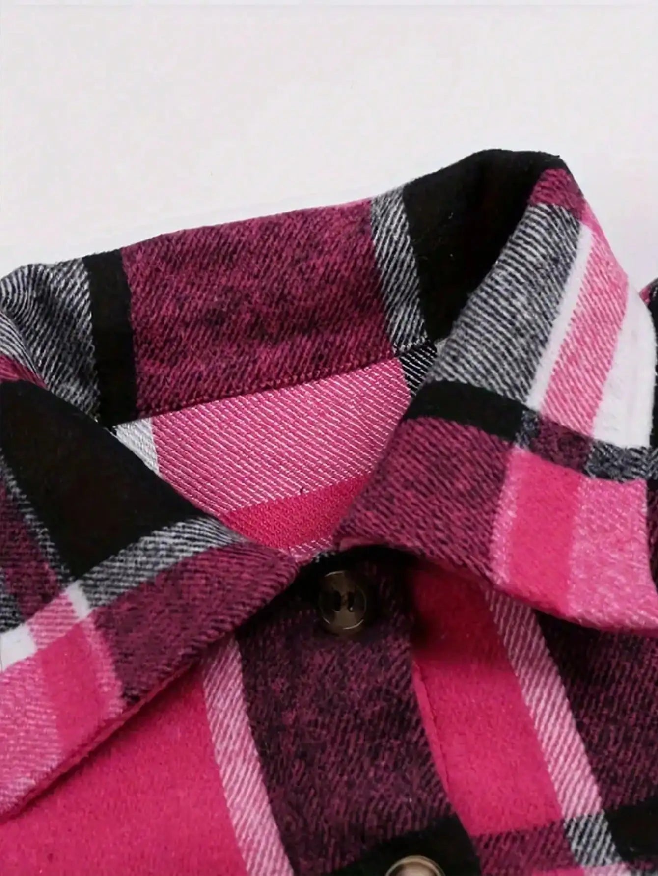 Women Flannel Shirt Long Sleeve Plaid Oversized Shacket