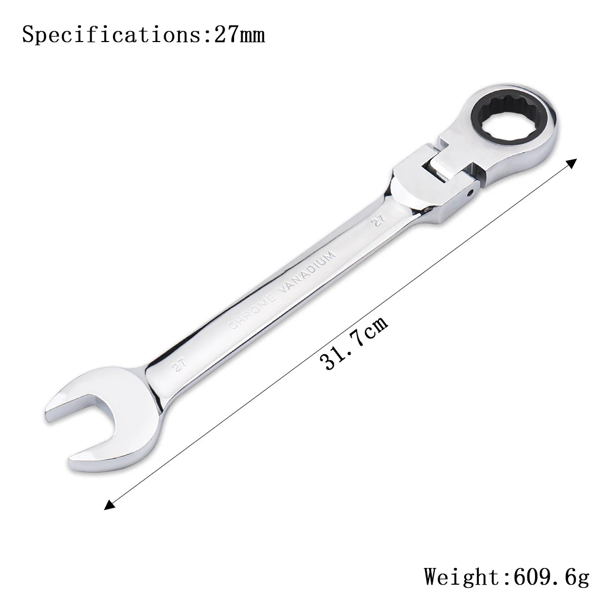 Ratchet Wrench of Keys Spanner Set Hand Tool 72-Tooth Ratchet