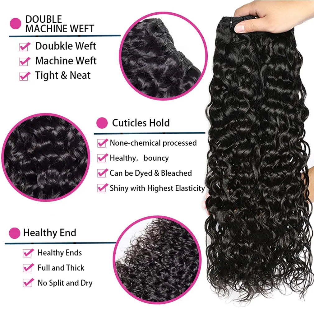 10A Brazilian Unprocessed Kinky Curly Virgin Remy Human Hair Weave Bundles Pixie Deep Curls 3B 3C
