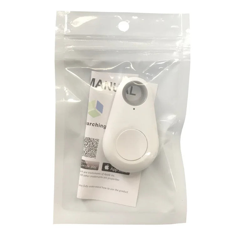 Mini GPS Locator Anti-Lost Alarm Smart Tag Bluetooth-Compatible Keychain Tracker for Dogs Pets and Children