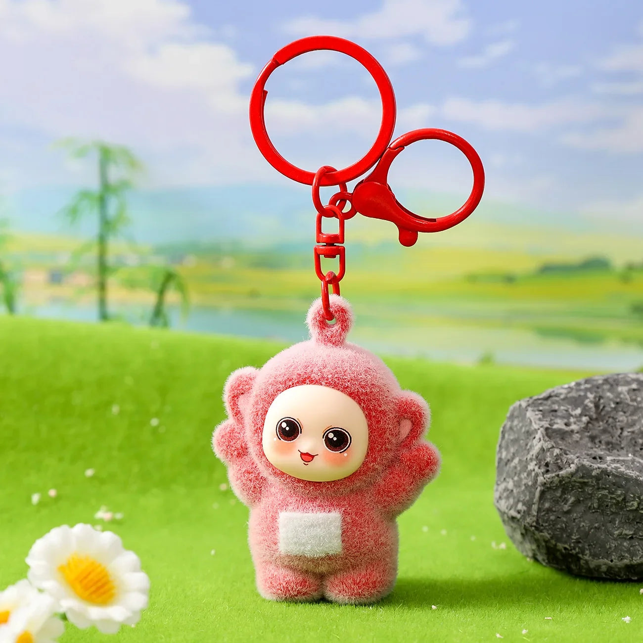 Four Color Baby Series Cartoon Keychains Cute Pendants For Kids School Bags