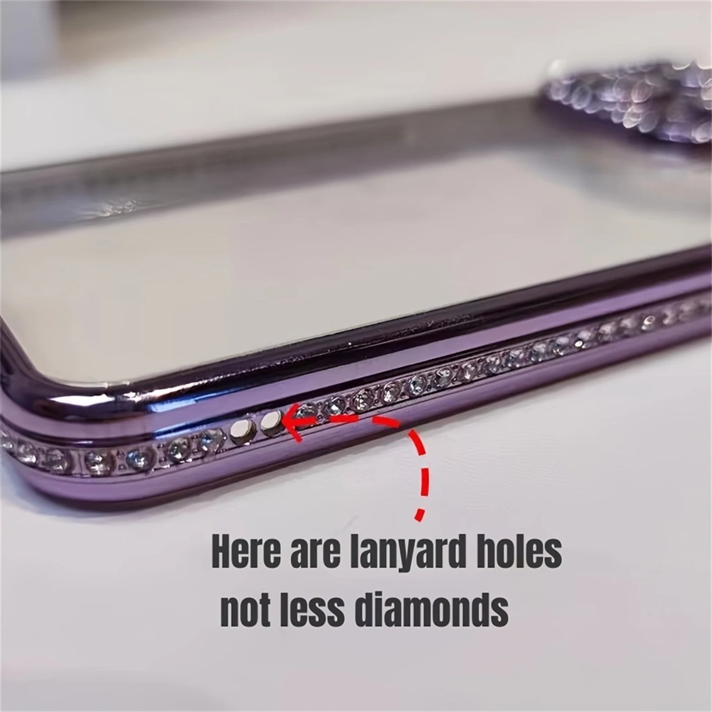 15/14/13/12/11 Pro Max Luxurious Bling Glitter Ring Phone Case