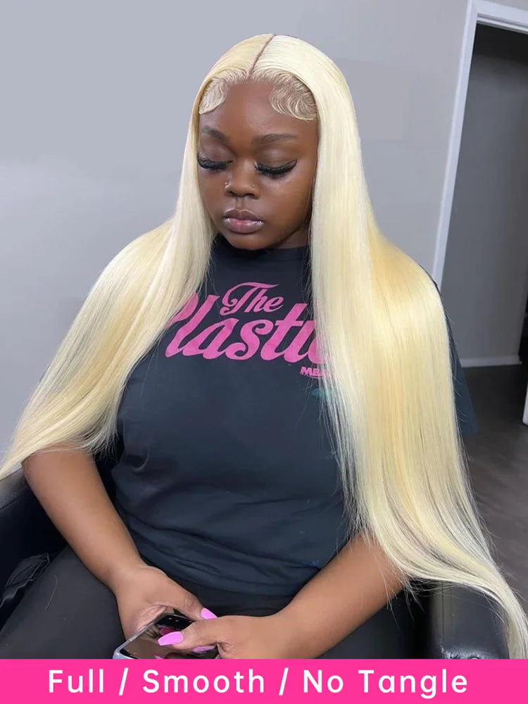 613 Honey Blonde Brazilian Hair Weave Bundle 8 To 40 Inch Straight Remy Human Hair