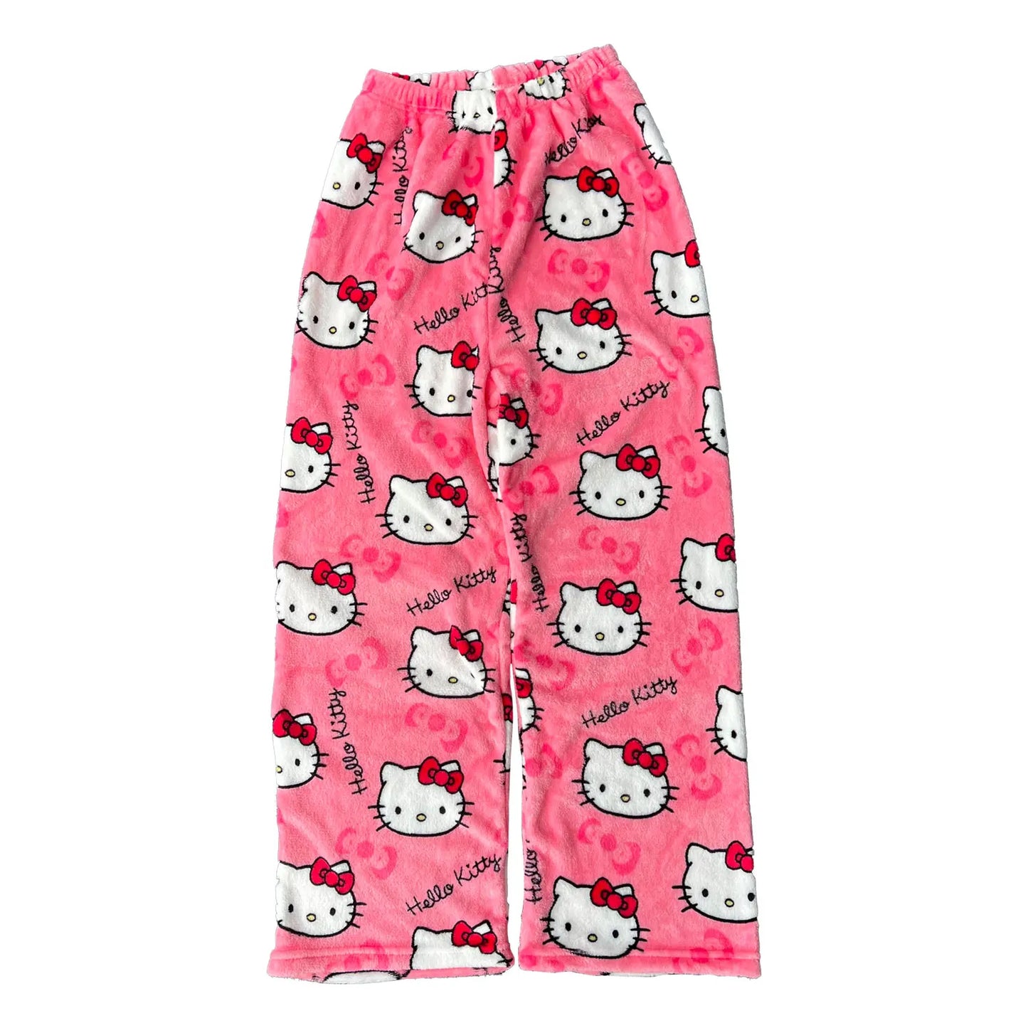 Y2K Hello Kitty Pajamas Pants Sanrio Anime Women's Sleepwear