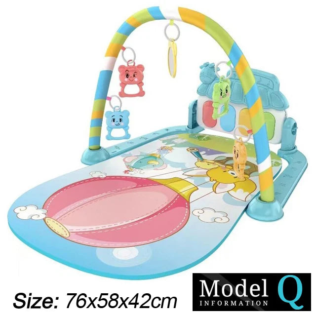 Baby Fitness Stand Music Play Gym Activity Toys Newborn