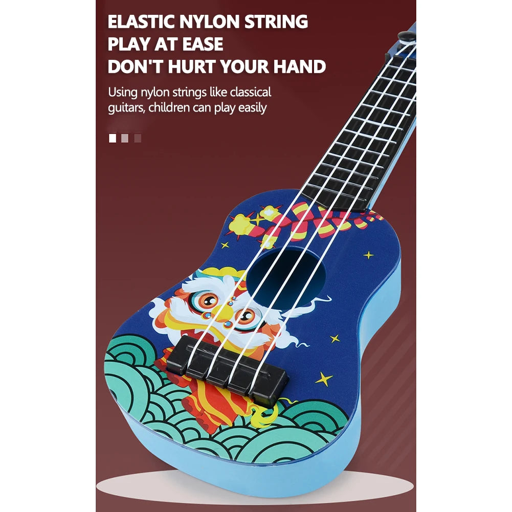 Ukulele For Kids 4 Strings Maple Body Beginner Musical Instrument Gift For Children Learning To Play