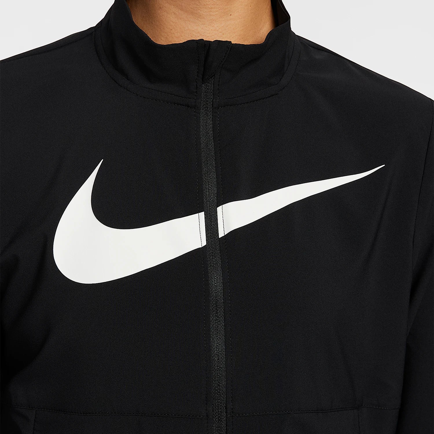 Nike Dri Fit Womens Lightweight Woven Running Jacket Stand Up Collar HV2648010