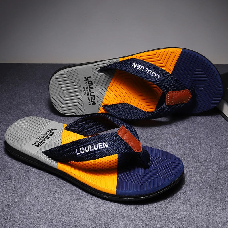 High Quality Men Flip Flops Summer Beach Casual Slippers Fashion Breathable Outdoor Footwear