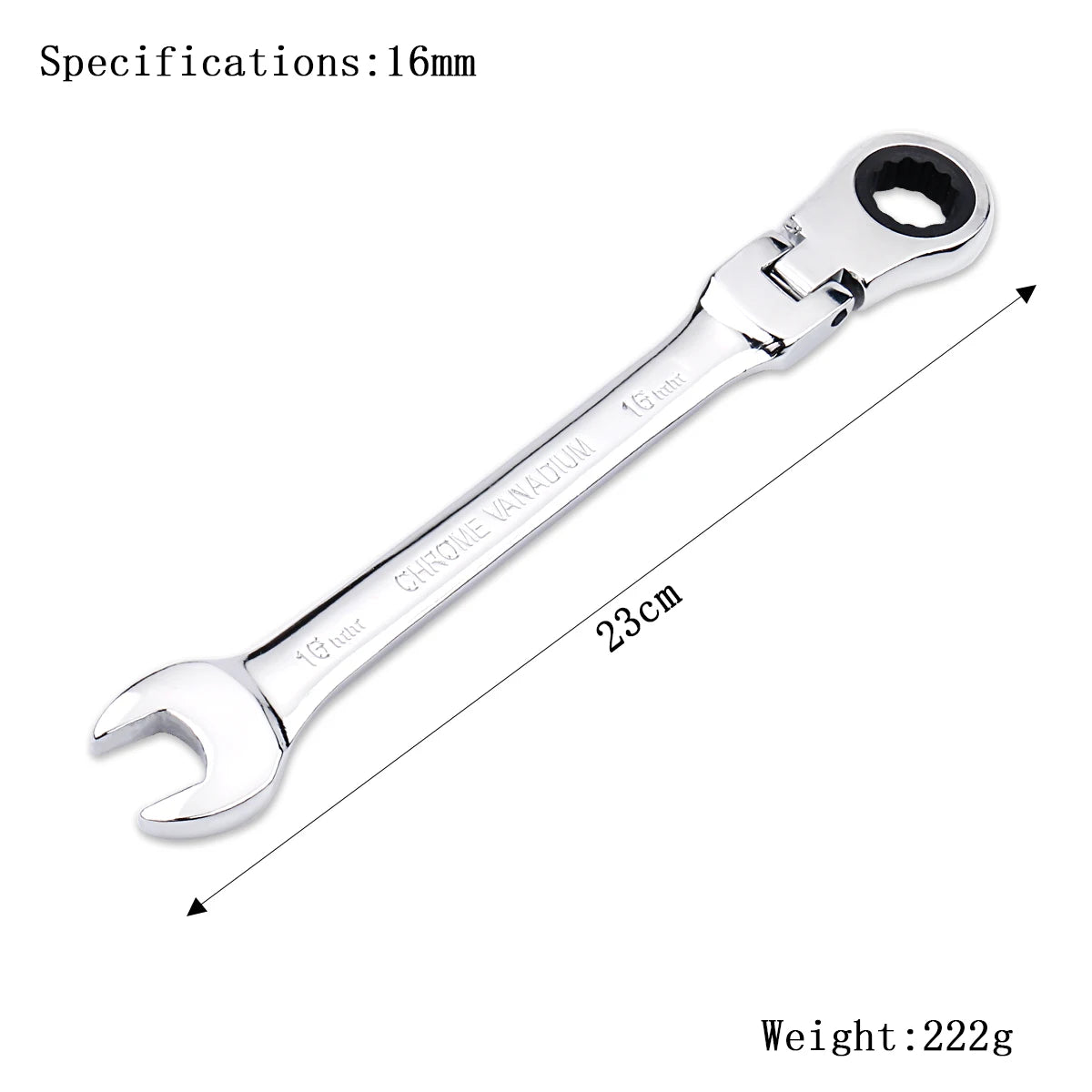 Ratchet Wrench of Keys Spanner Set Hand Tool 72-Tooth Ratchet