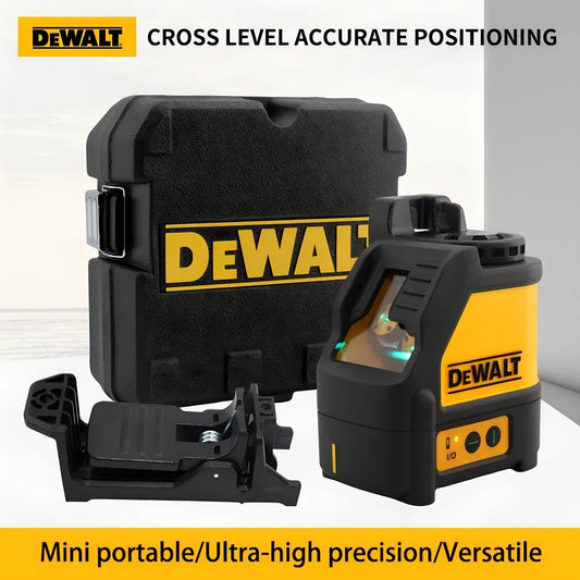 DeWalt DW088CG Green Laser Level Two Line Automatic Leveling High Precision Horizontal and Vertical Marking