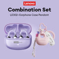Lenovo LE302 Wireless Bluetooth 6.0 Ear Clip Earbuds With Charging Case