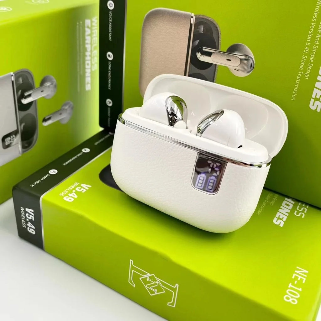 FITHEM Bluetooth Headphones Enc Noise Cancellation Wireless Earbuds HiFi Stereo