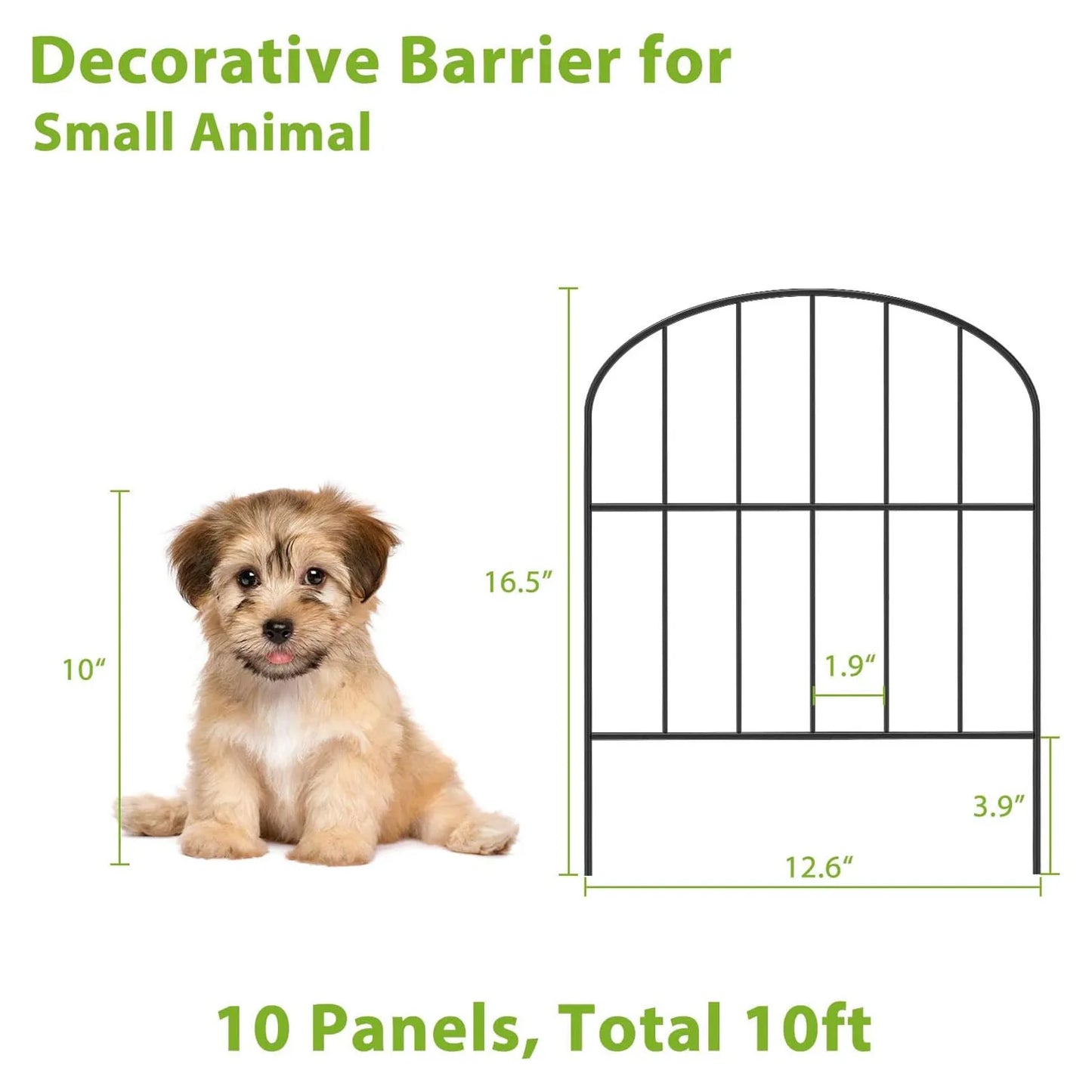 Decorative Garden Fencing, Rust-Proof Wire Panels Edge