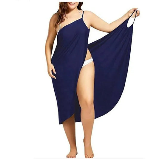 Womens Beach Cover Up Sarong Dress Backless Swimwear