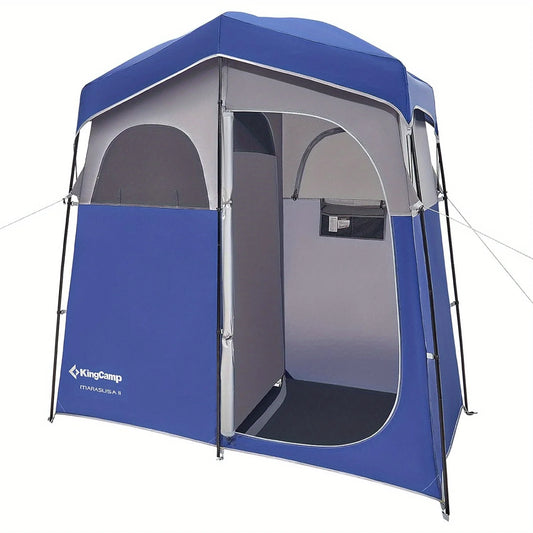 KingCamp Privacy Shower Tent Portable Toilet Tent With Carry Bag Extra Large Size For Courtyard Beach